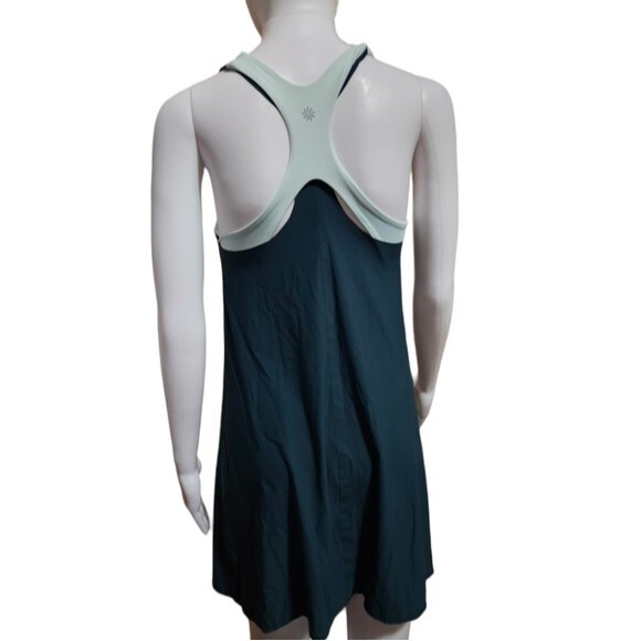 Athleta Ultimate 2 In 1 Support Dress  in Oceanic Teal/Oasis Blue - Picture 3 of 8